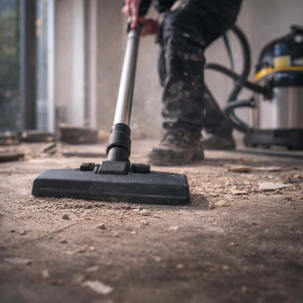 After builders cleaning in Wells